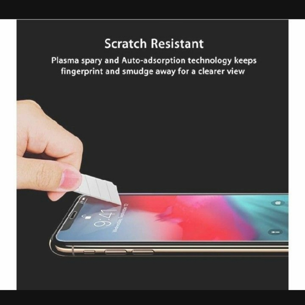 Compatible with iPhone 11 Pro Screen Protector, iPhone Xs Screen Protector [2 Pa - Picture 5 of 7
